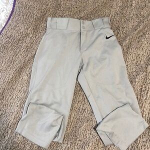 Nike baseball youth XL grey dri fit pants NWOT